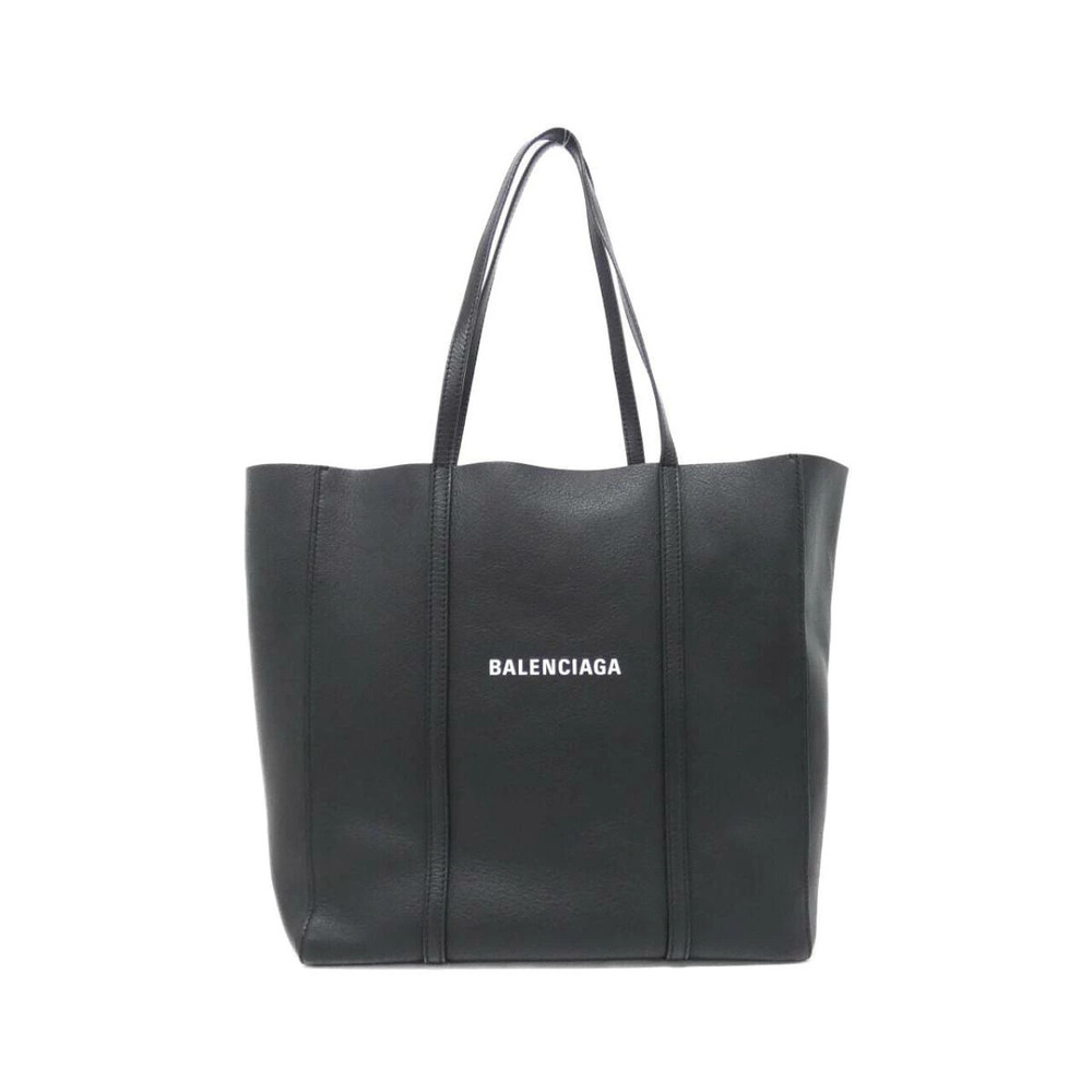 Balenciaga Everyday Tote logo front Black